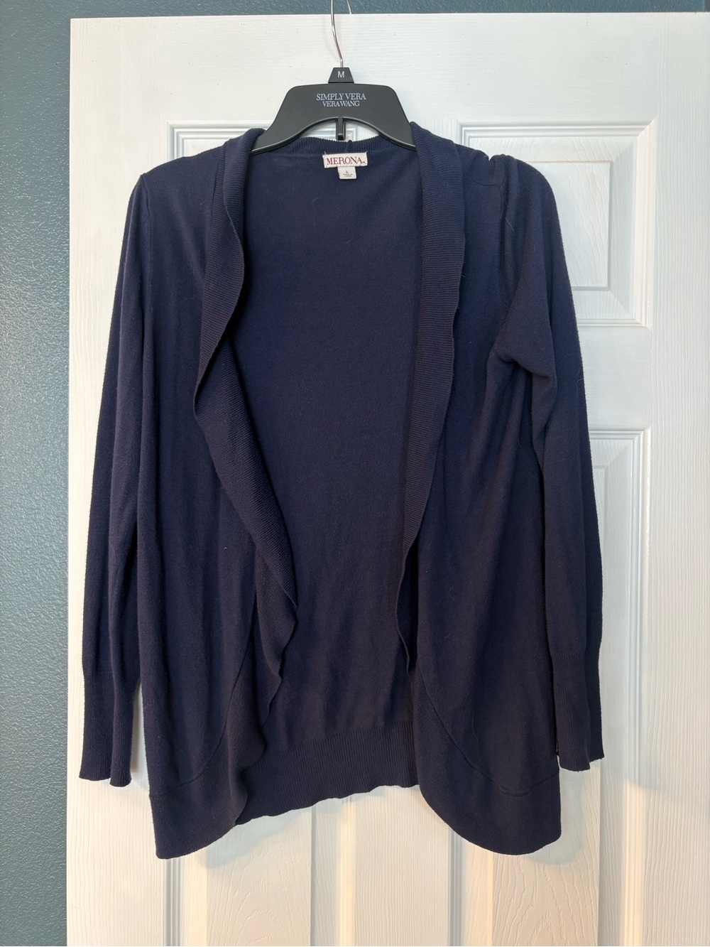 🔴10/$10! Merona Navy Open-Front Women's Cardigan Sweater